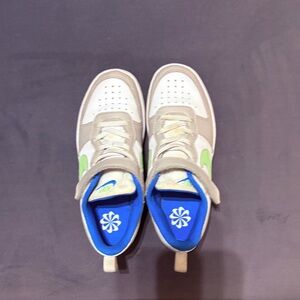 Boys Nike Sneakers with Green Accents